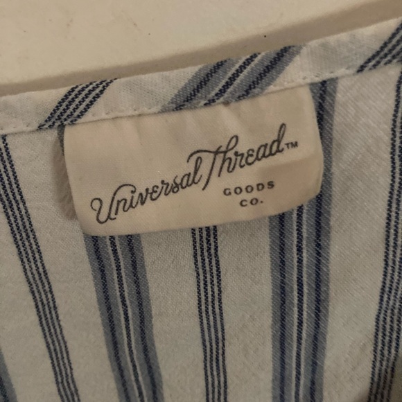 Striped cotton tunic/dress. Pockets! - Picture 6 of 7